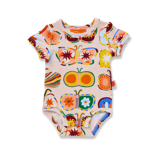 Halcyon Nights - Short Sleeve Bodysuit | Flutterby