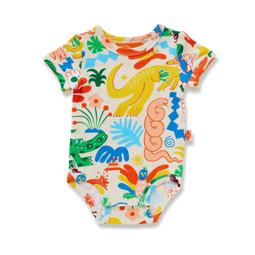 Halcyon Nights - Short Sleeve Bodysuit | Tropicool