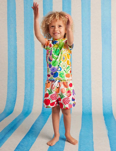 Halcyon Nights - Short Sleeve Rash Vest | Eat The Rainbow Rashie Halcyon Nights 