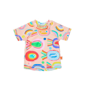 Halcyon Nights - Short Sleeve Rash Vest | Fancy Fins