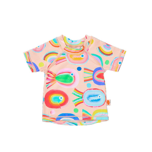 Halcyon Nights - Short Sleeve Rash Vest | Fancy Fins
