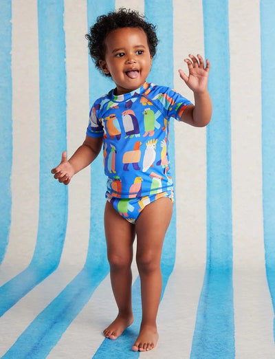 Halcyon Nights - Short Sleeve Rash Vest | Flamin' Galahs Rashie Halcyon Nights 