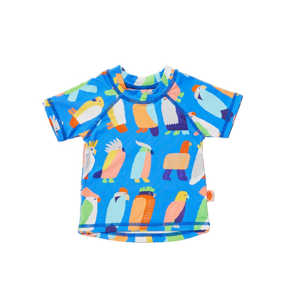 Halcyon Nights - Short Sleeve Rash Vest | Flamin' Galahs Rashie Halcyon Nights 