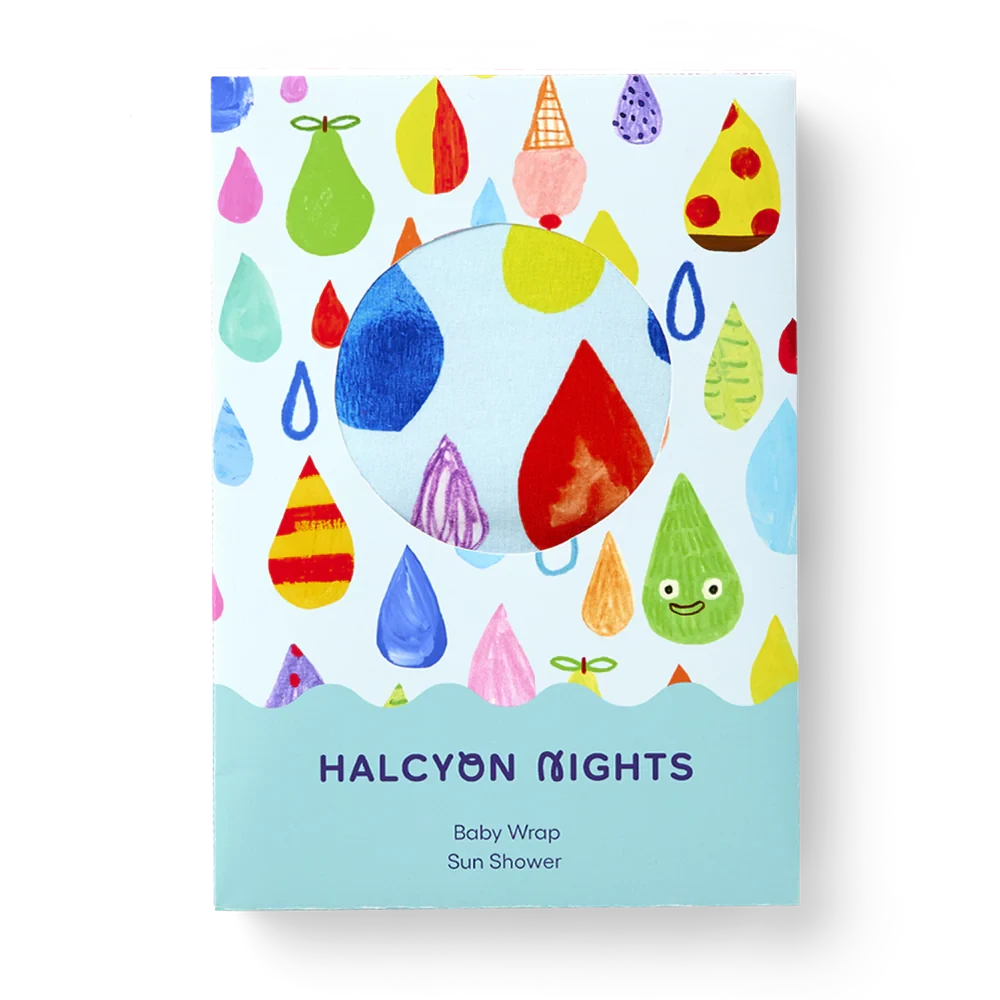 Halcyon Nights - Sun Shower Baby Wrap Swaddle Swaddles Halcyon Nights 
