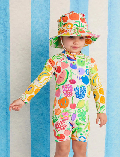 Halcyon Nights - Swim Bucket Hat | Eat The Rainbow Swim Hats Halcyon Nights 
