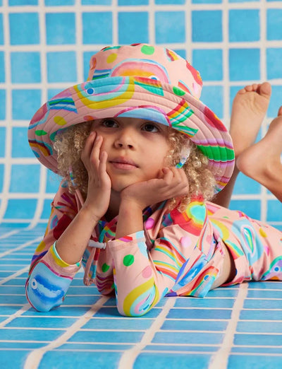 Halcyon Nights - Swim Bucket Hat | Fancy Fins Swim Hats Halcyon Nights 