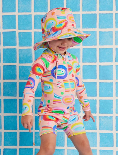 Halcyon Nights - Swim Bucket Hat | Fancy Fins Swim Hats Halcyon Nights 