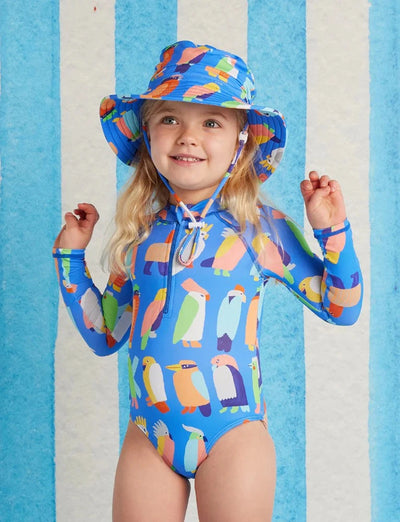 Halcyon Nights - Swim Bucket Hat | Flamin' Galahs Swim Hats Halcyon Nights 