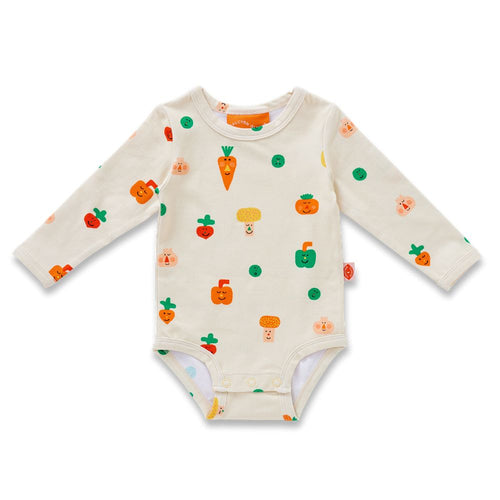Halcyon Nights - Teeny Tiny Veg Long Sleeve Bodysuit