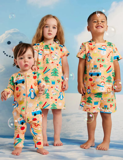 Halcyon Nights - Twinkle Town PJ Set Short Sleeve Pyjamas Halcyon Nights 