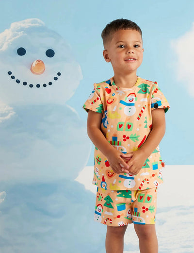 Halcyon Nights - Twinkle Town PJ Set Short Sleeve Pyjamas Halcyon Nights 