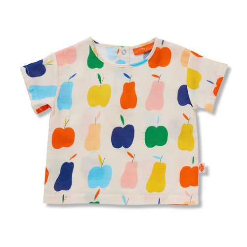 Halcyon Nights - Woven T-Shirt | Tiny Orchard