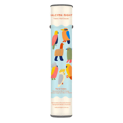 Halycon Nights - Flamin' Galahs Fabric Wall Decals Wall Decals Halcyon Nights 