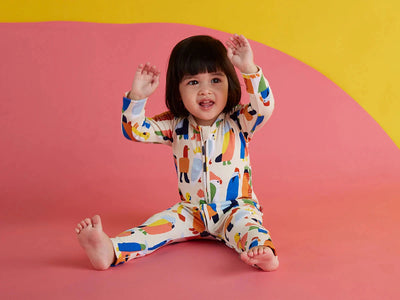 Halycon Nights - Flamin' Galahs Long Sleeve Romper Romper Halcyon Nights 