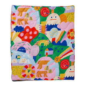 Halycon Nights - Rainbow Valley Cot Quilt