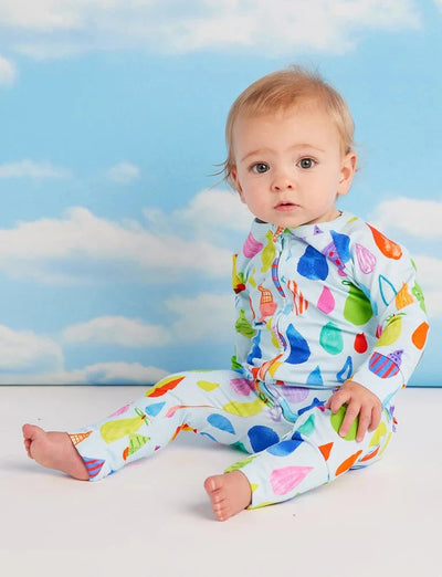 Halycon Nights - Sun Shower Long Sleeve Romper Romper Halcyon Nights 