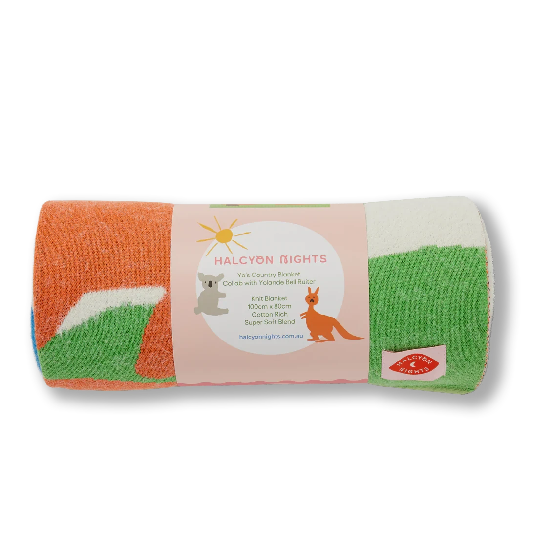 Halycon Nights - Yo's Country Baby Blanket Blanket Halcyon Nights 