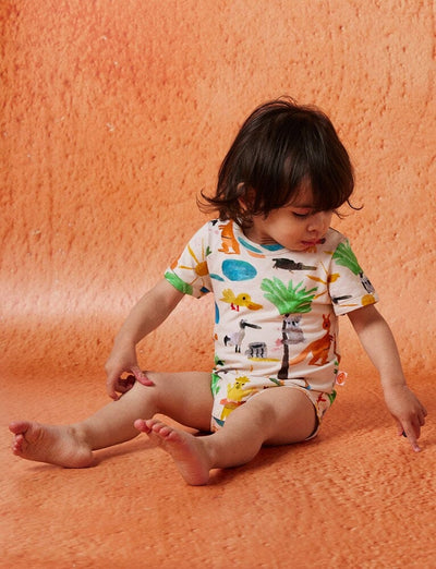 Halycon Nights - Yo's Country Short Sleeve Bodysuit Bodysuit Halcyon Nights 