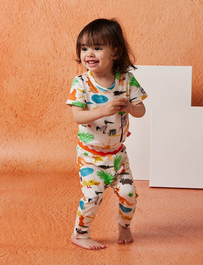 Halycon Nights - Yo's Country Short Sleeve Bodysuit Bodysuit Halcyon Nights 