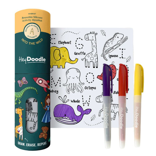 HeyDoodle - Mini Colouring & Doodle Mat | Into The Wild