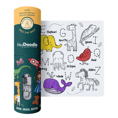 HeyDoodle - Mini Colouring & Doodle Mat | Into The Wild