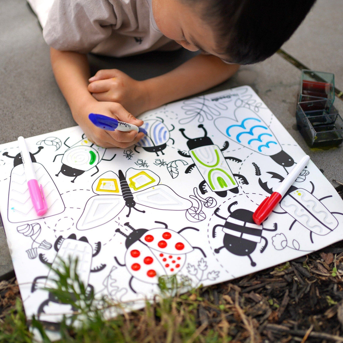 HeyDoodle Sensory Mats - Busy Bugs Activity & Craft HeyDoodle 