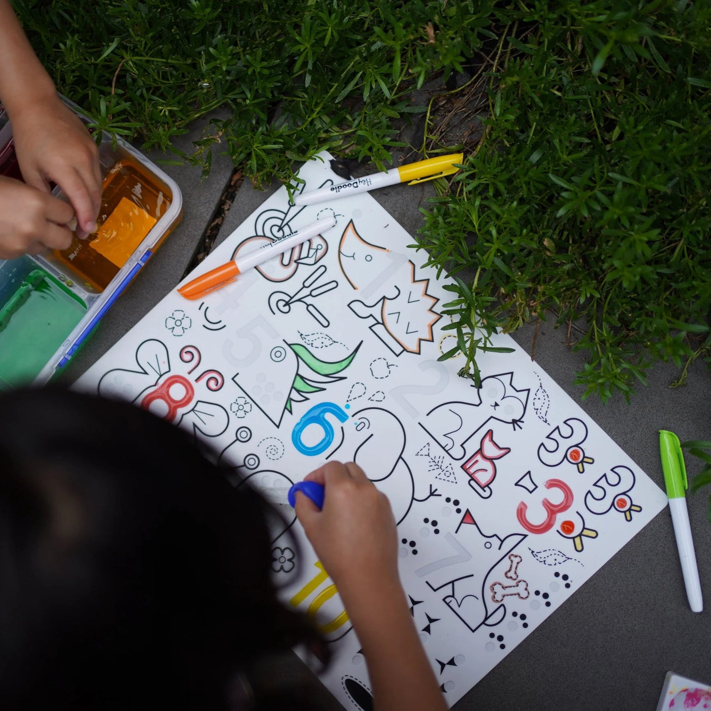 HeyDoodle Sensory Mats - Wild Digits Activity & Craft HeyDoodle 