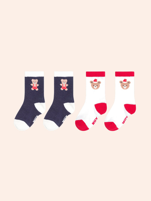 Huxbaby - 2PK Festival Socks | Boy Multi