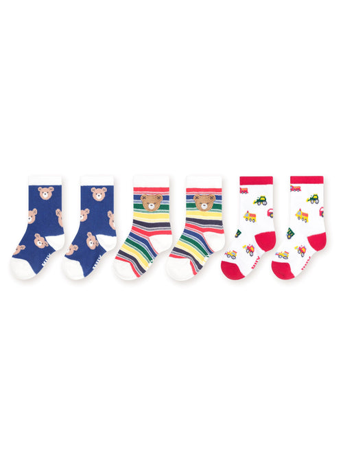 Huxbaby - 3Pk Boys Socks | Multi
