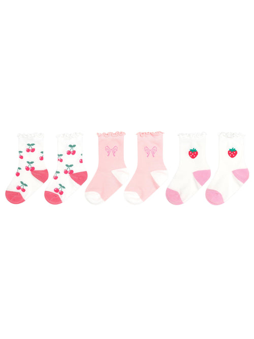 Huxbaby - 3Pk Girls Frill Socks | Multi