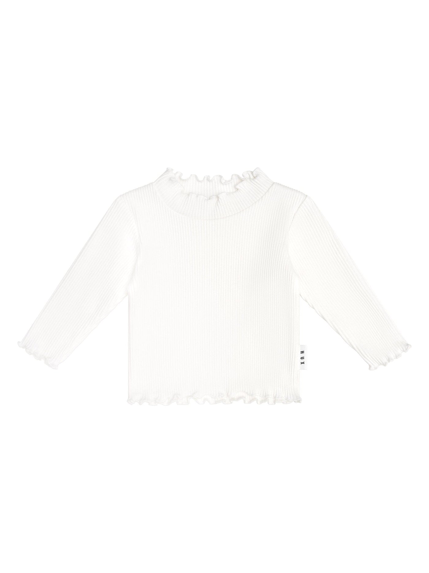 Huxbaby - Almond Milk Rib Skivvy - HB2043S24 Long Sleeve Top Huxbaby 