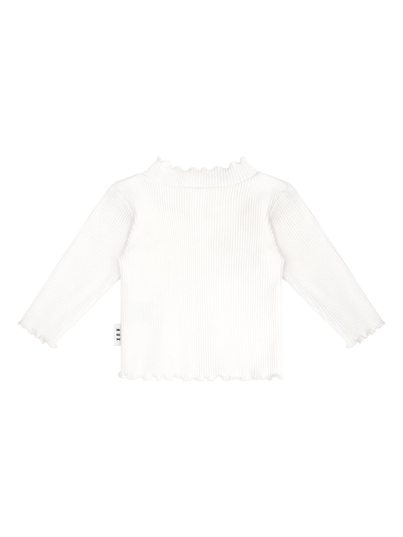 Huxbaby - Almond Milk Rib Skivvy - HB2043S24 Long Sleeve Top Huxbaby 