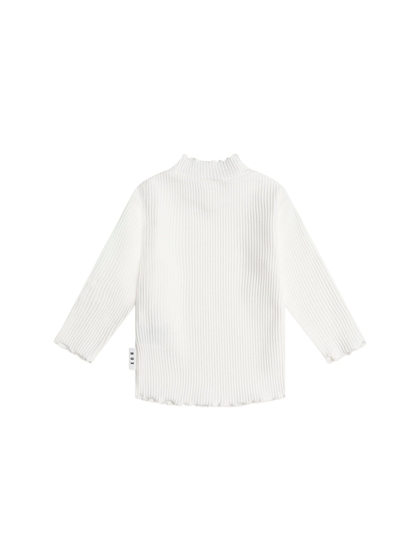 Huxbaby - Almond Milk Rib Skivvy - HB2106S25 Long Sleeve Top Huxbaby 