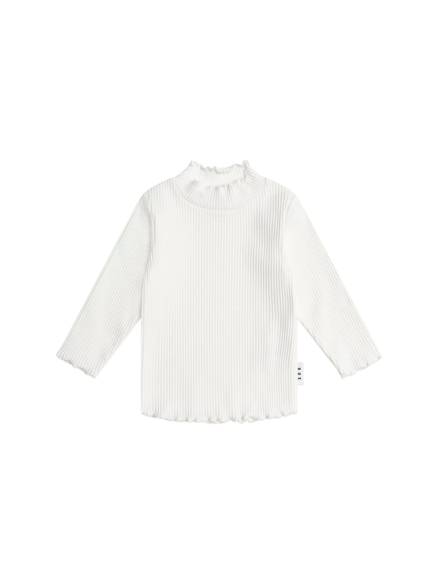Huxbaby - Almond Milk Rib Skivvy - HB2106S25 Long Sleeve Top Huxbaby 