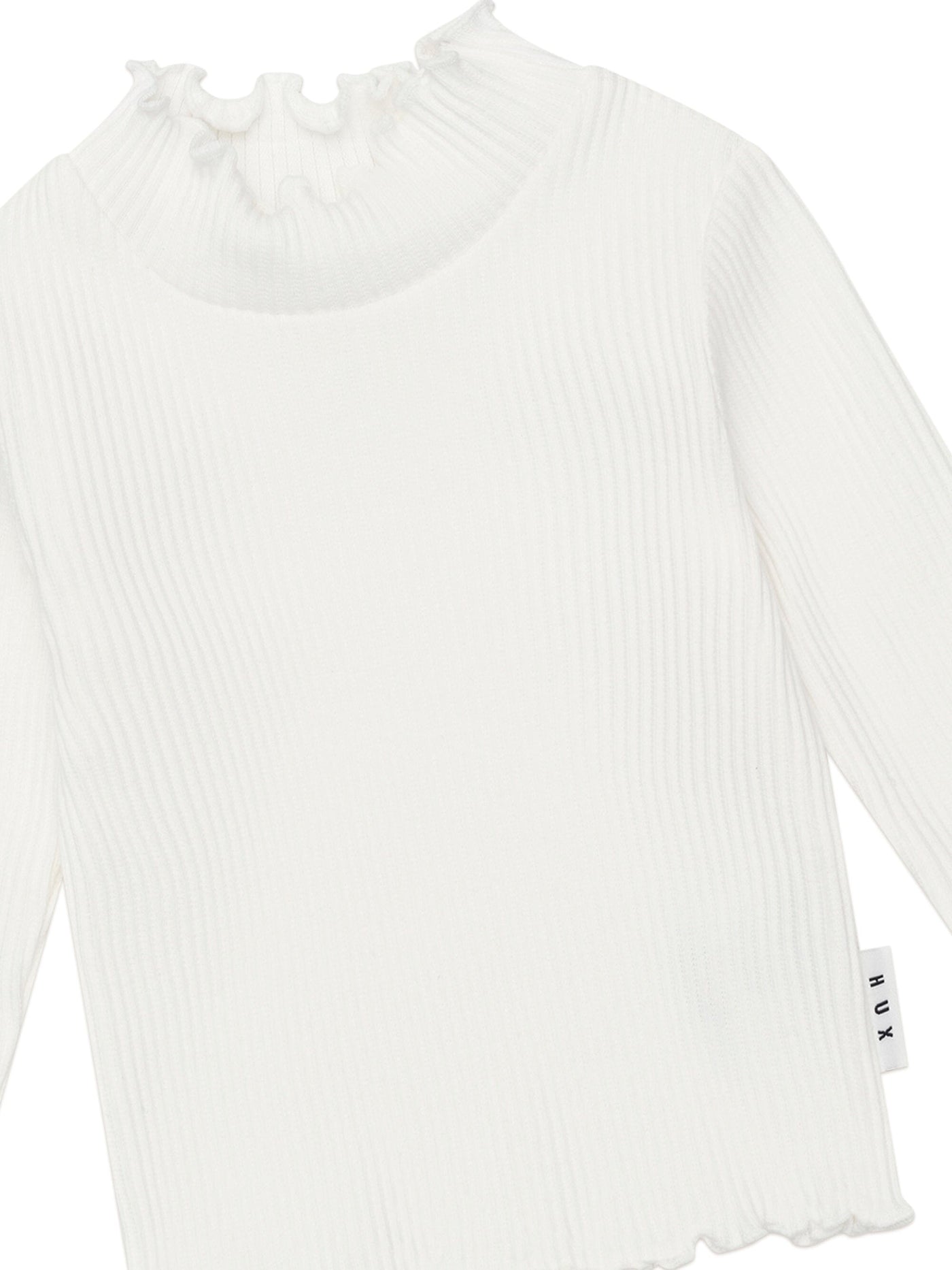 Huxbaby - Almond Milk Rib Skivvy - HB2215W25 Long Sleeve Top Huxbaby 