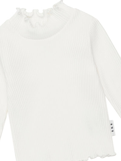 Huxbaby - Almond Milk Rib Skivvy - HB2215W25 Long Sleeve Top Huxbaby 