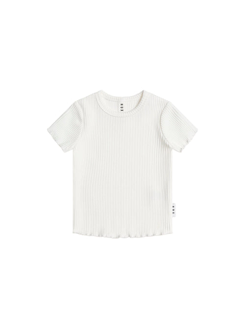 Huxbaby - Almond Milk Rib Tee - HB2090S25