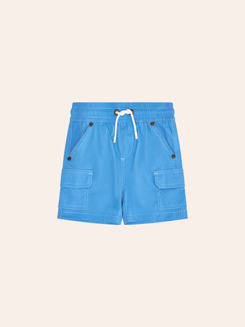 Huxbaby - Aqua Ripstop Cargo Short | Aqua - PREORDER