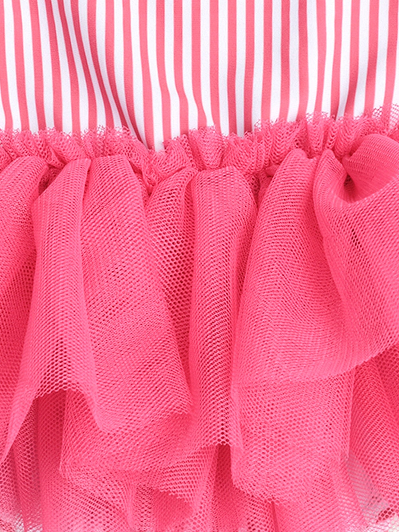 Huxbaby - Ballerina Swimsuit Cherry Pie Stripe - HB7195S25 One-Piece Swimsuit Huxbaby 