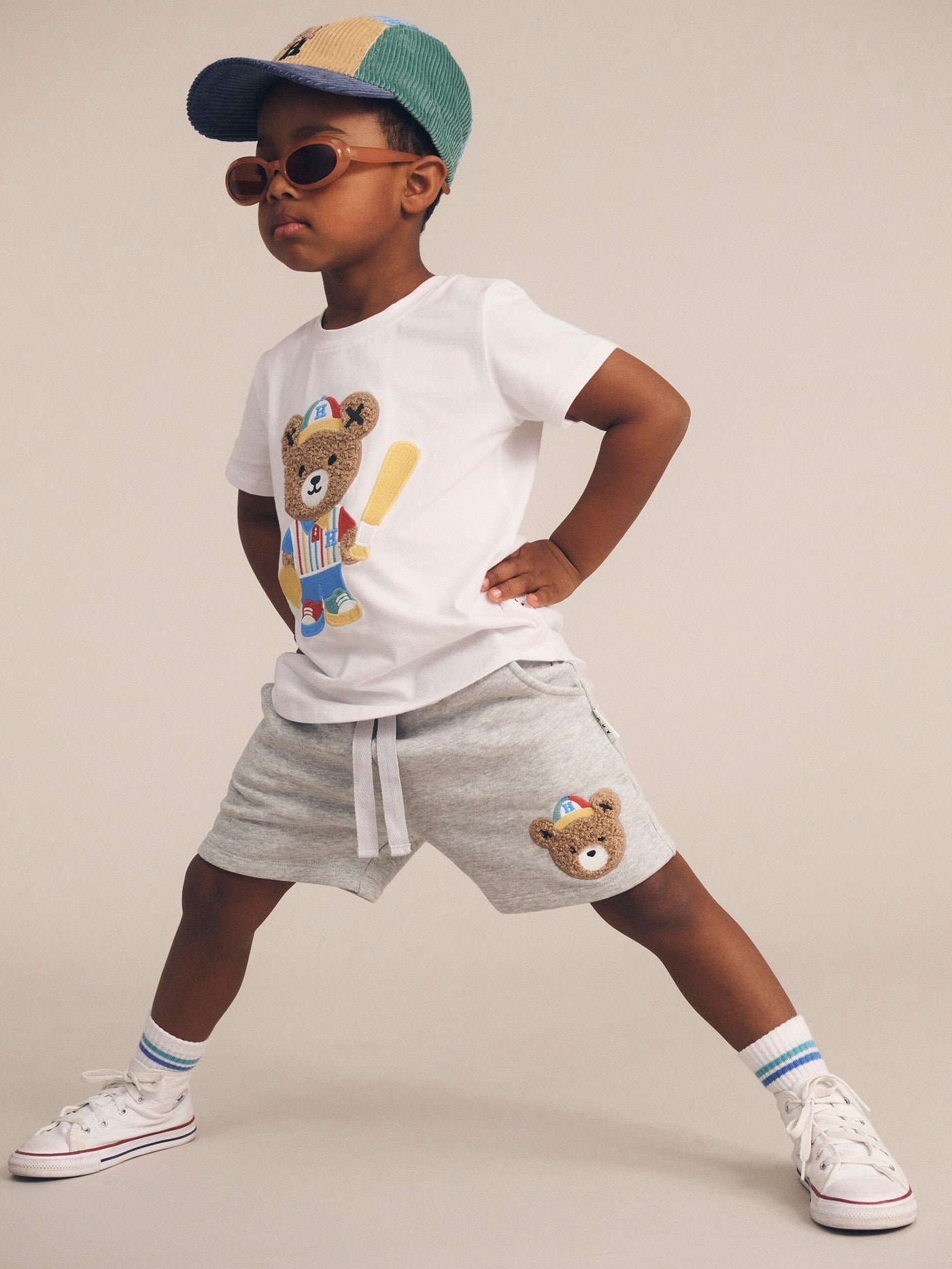 Huxbaby - Baseball Hux T-Shirt - HB2115W25 Short Sleeve T-Shirt Huxbaby 