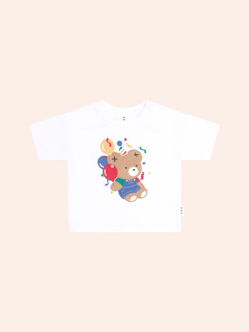Huxbaby - Bday Hux Slouchy Tee | White