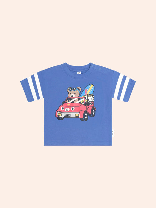Huxbaby - Beach Buggy Sporty Slouchy Tee | Cobalt