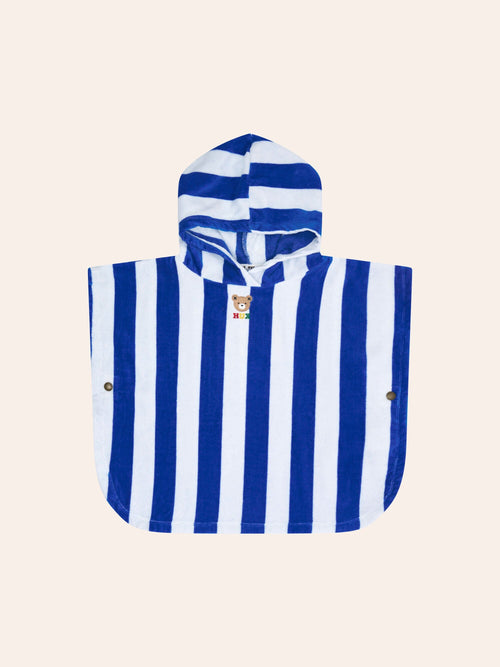 Huxbaby - Beach Club Hux Swim Poncho | Cobalt/ Almond Milk
