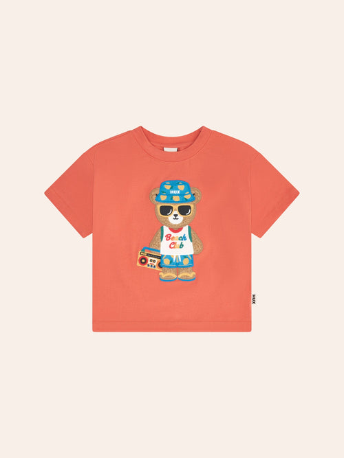 Huxbaby - Beach Club Standing Hux Drop Shoulder Tee | Sunset - PREORDER