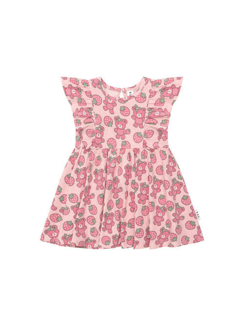 Huxbaby - Berry Bear Frill Dress - HB1154S24