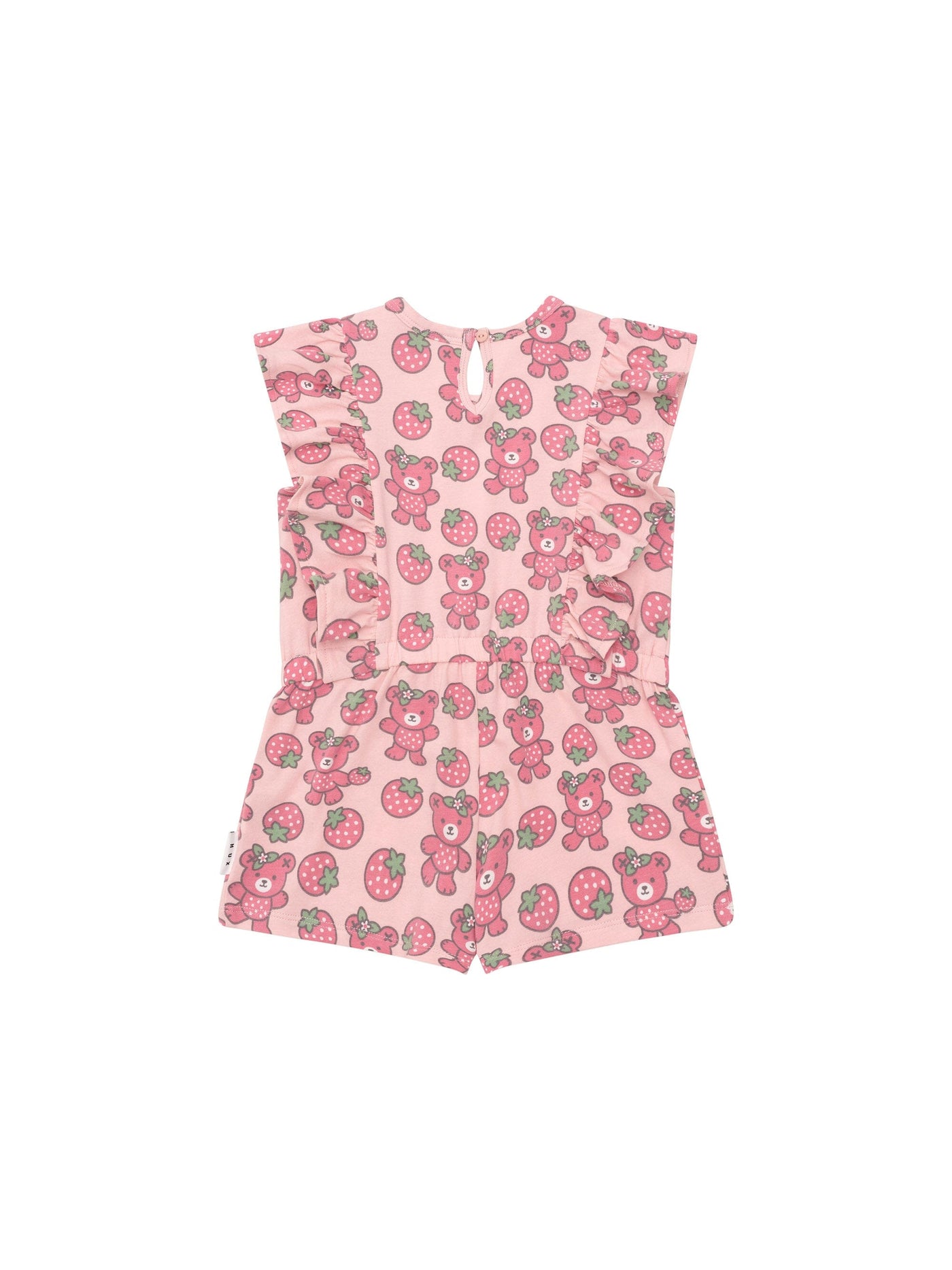 Huxbaby - Berry Bear Frill Playsuit - HB1153S24 Playsuit Huxbaby 