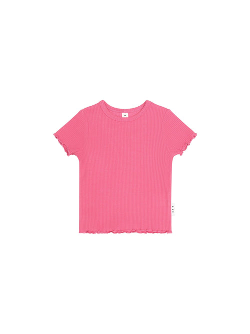 Huxbaby - Berry Rib Tee | Dusty Berry