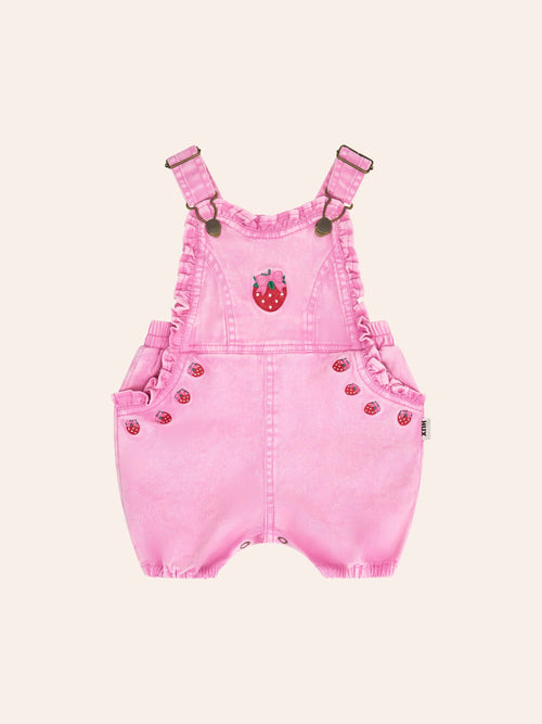 Huxbaby - Berry Sweet Garment Dye Shortall | Sherbet Garment Dye
