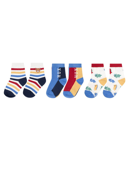 Huxbaby - Best Socks Ever 3 Pack Primary - HB8007S25