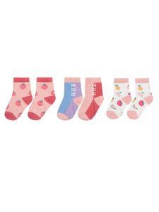 Huxbaby - Best Socks Ever 3 Pack Tutti Frutti - HB8017S25